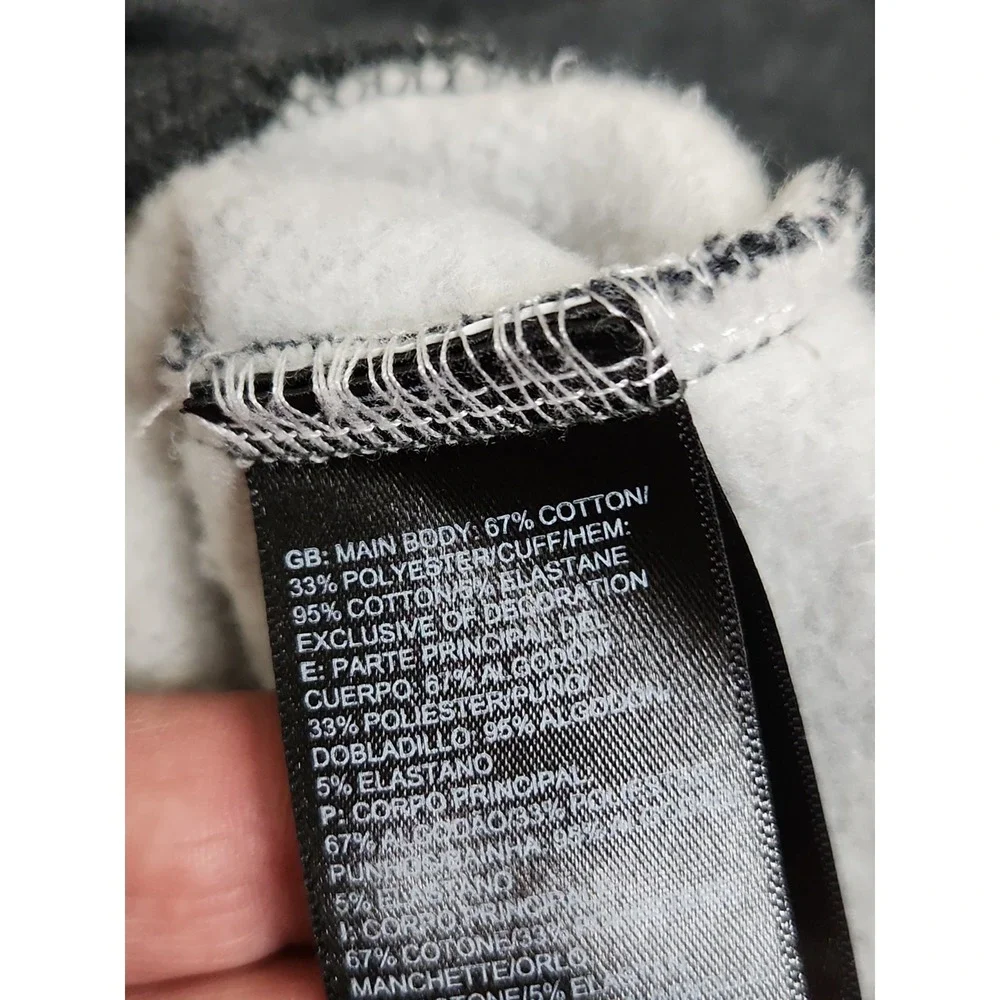 The North Face Men's Alphabet City Fleece Pullover M Charcoal Colorblock 3 Snaps